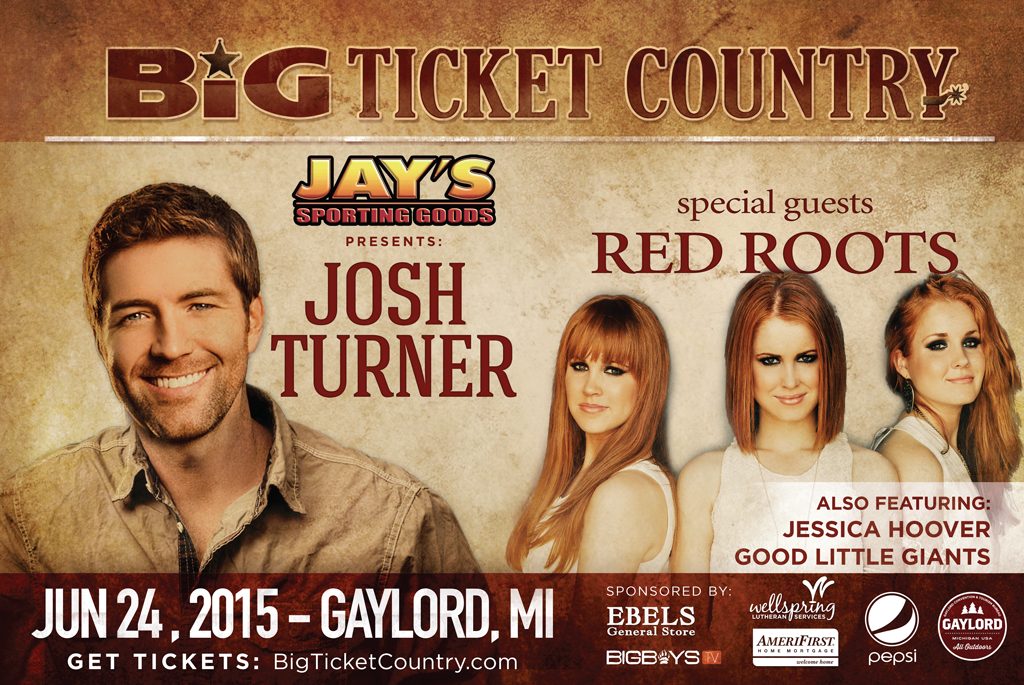 Red Roots featured as special guests with Josh Turner