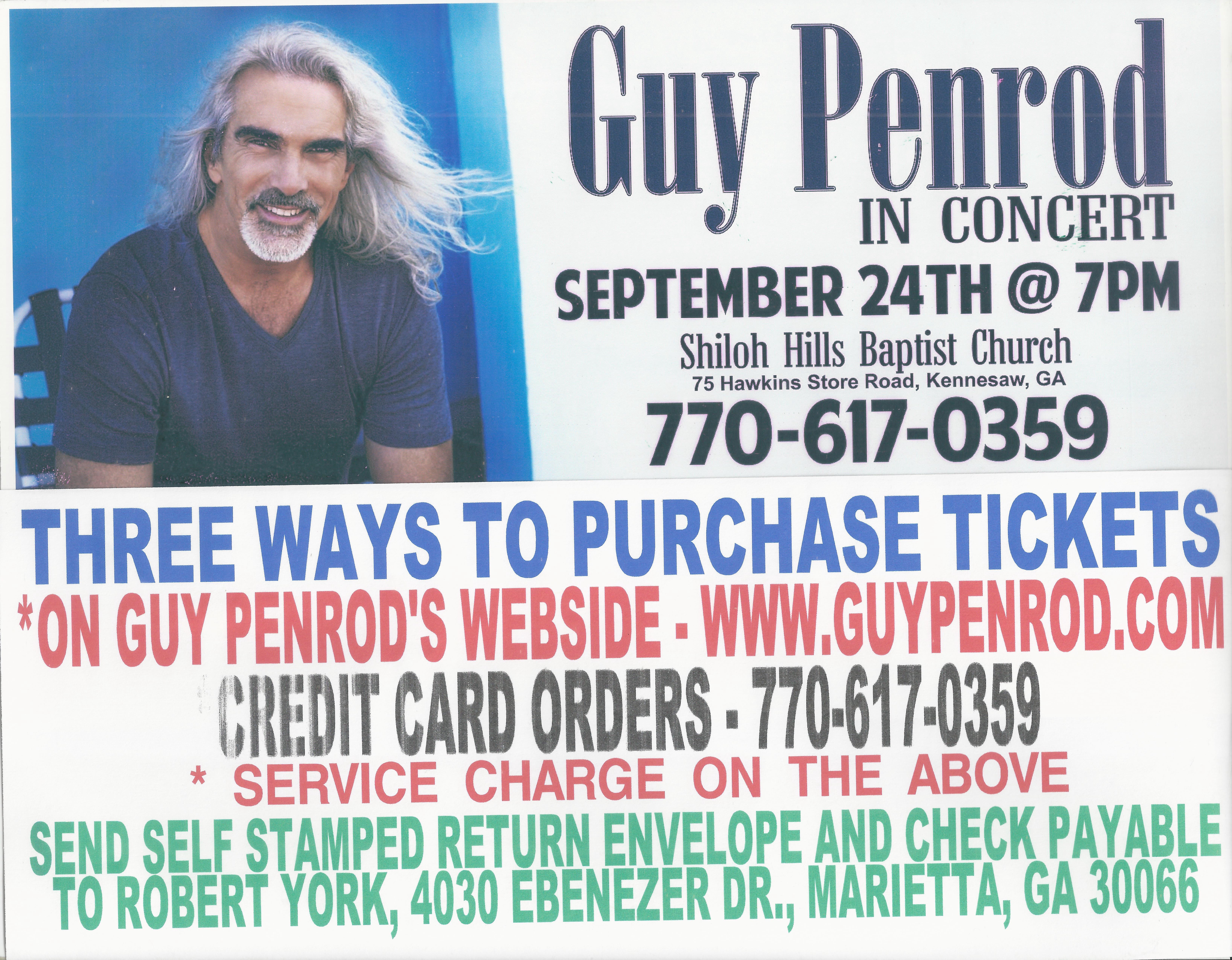 Guy Penrod returns to Shiloh Hills, Georgia